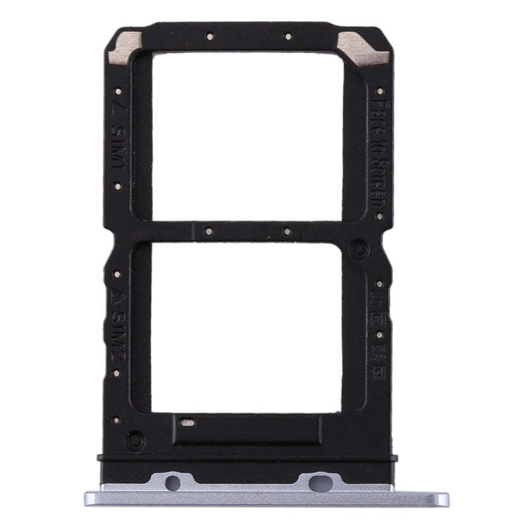For Realme X2 Pro SIM Card Tray + SIM Card Tray (Silver)