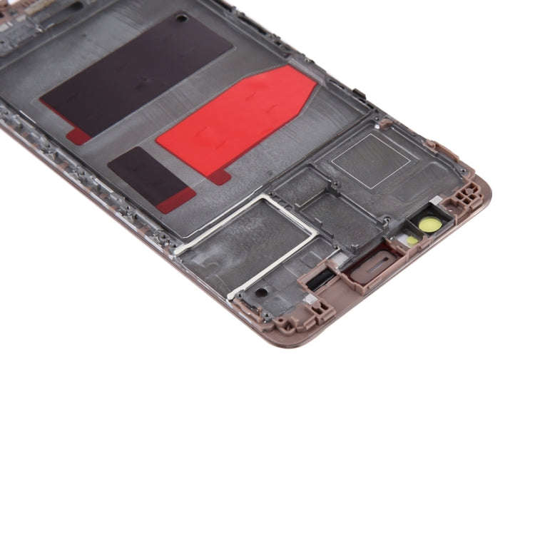 For Huawei Mate 9 Front Housing LCD Frame Bezel Plate(Mocha Gold)