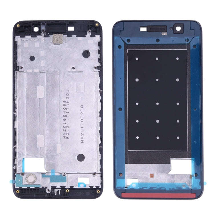 For Huawei Enjoy 5 / Y6 Pro Front Housing LCD Frame Bezel Plate(Black)