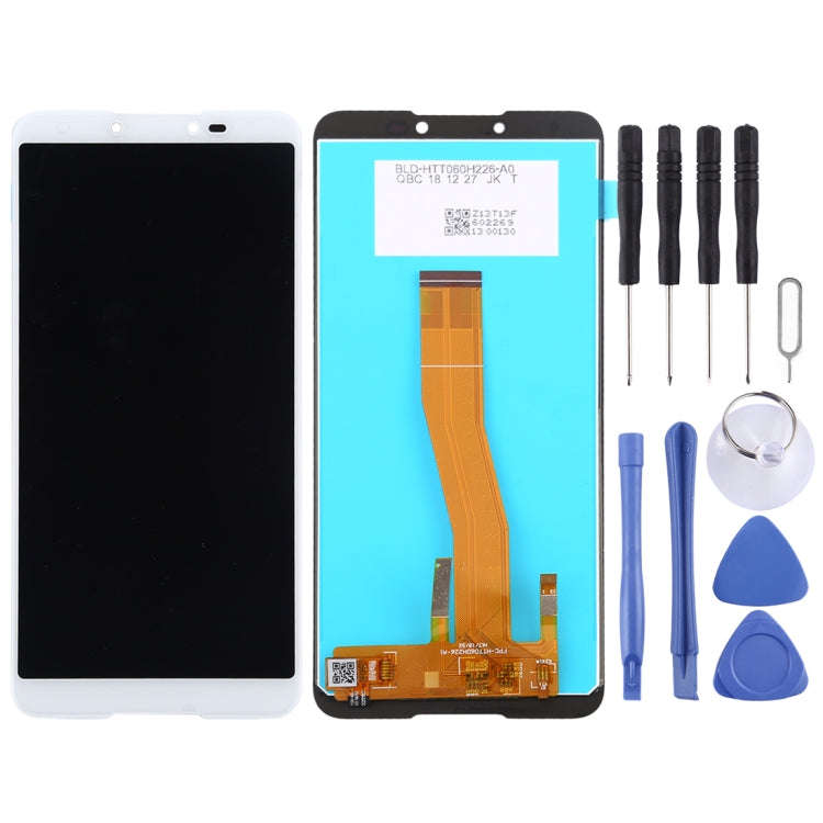 TFT LCD Screen for Wiko Y70 with Digitizer Full Assembly (White)
