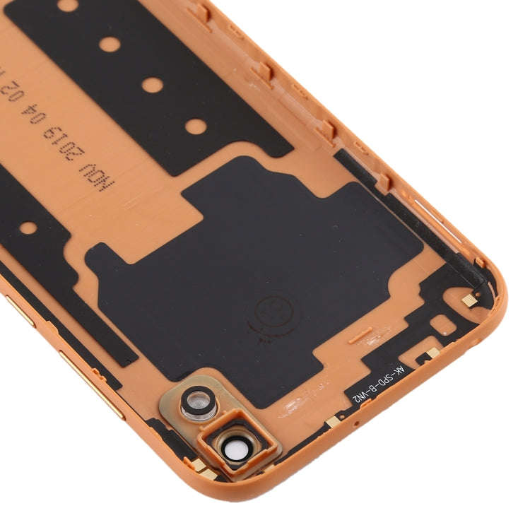 Battery Back Cover with Camera Lens & Side Keys for Huawei Y5 (2019)(Coffee)