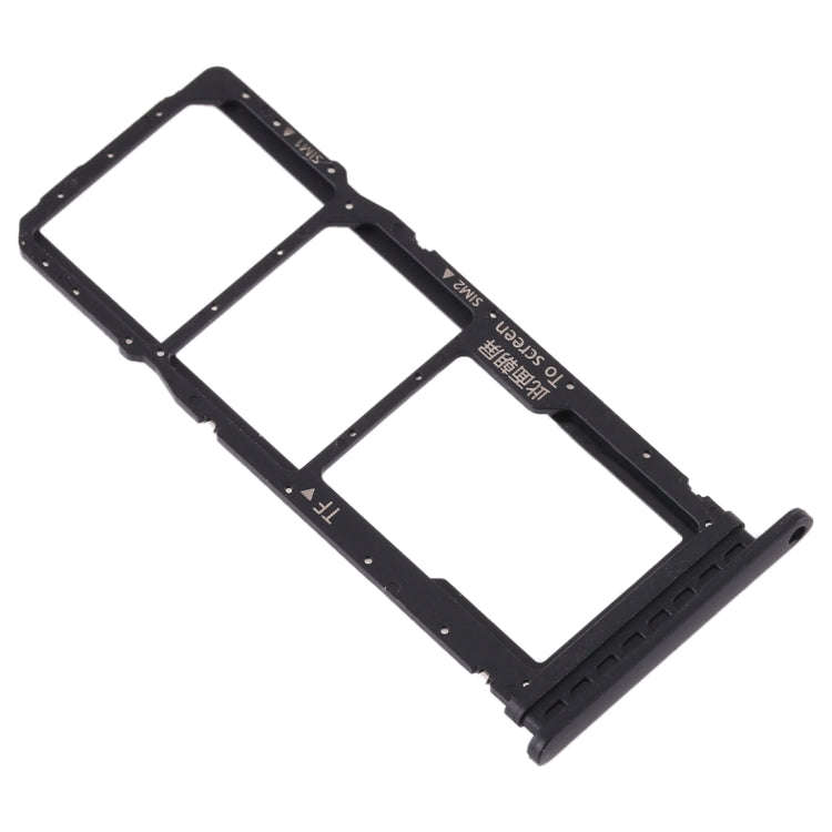 SIM Card Tray + SIM Card Tray + Micro SD Card Tray for Huawei Honor Play 3 (Black)