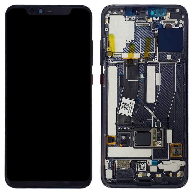 Original LCD Screen for Xiaomi Mi 8 Explorer / Mi 8 Pro Digitizer Full Assembly with Frame(Black)