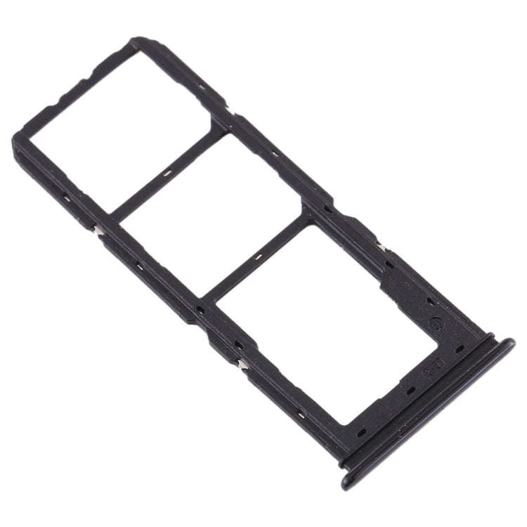 For Vivo U3x / U10 SIM Card Tray + SIM Card Tray + Micro SD Card Tray (Black)
