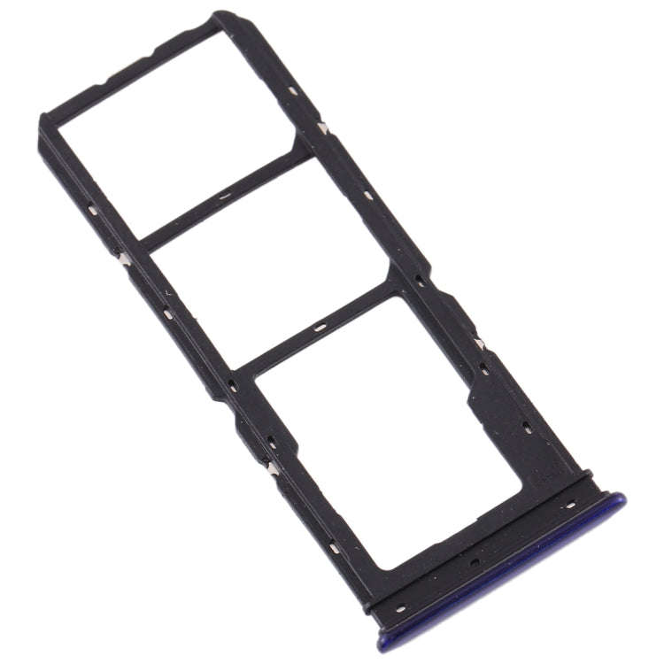 For Vivo  Y7s SIM Card Tray + SIM Card Tray + Micro SD Card Tray (Purple)