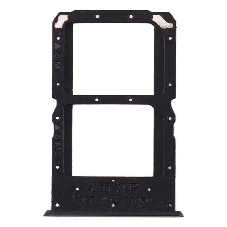 For OPPO Reno Z SIM Card Tray + SIM Card Tray (Black)