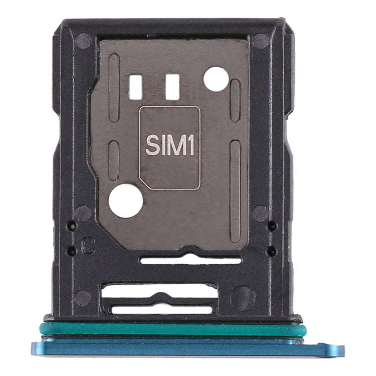 For OPPO Reno 10x zoom SIM Card Tray + SIM Card Tray / Micro SD Card Tray (Blue)