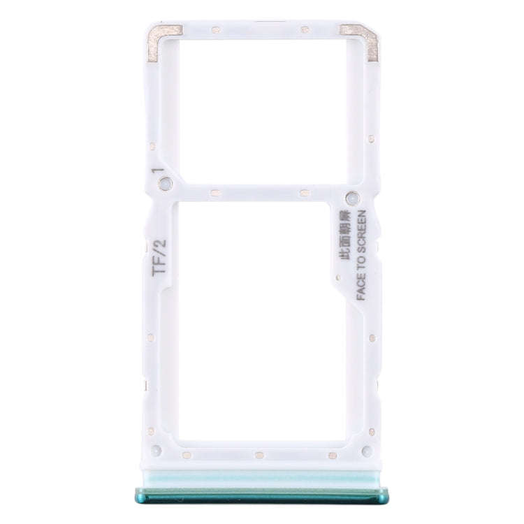 SIM Card Tray + SIM Card Tray / Micro SD Card Tray for Xiaomi Redmi Note 8 Pro (Green)