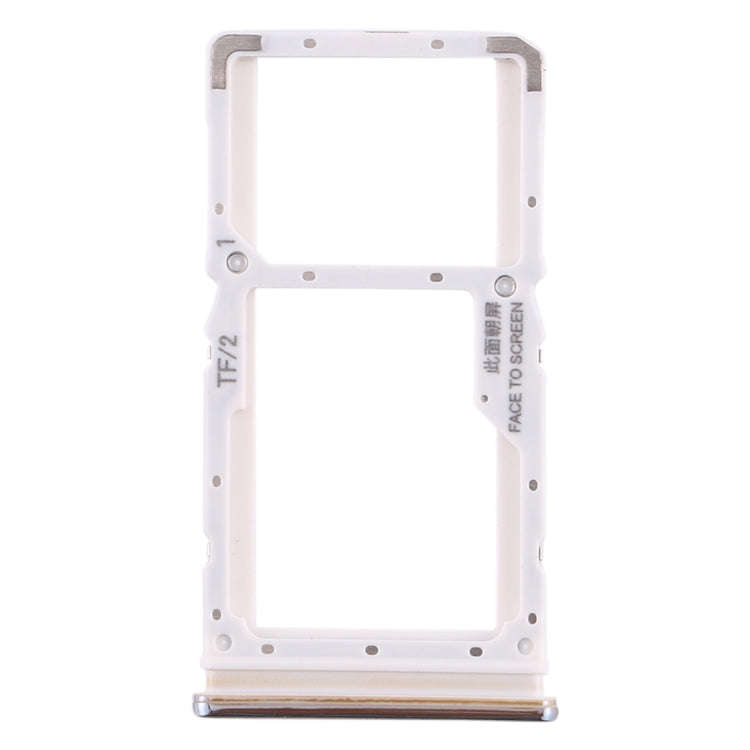 SIM Card Tray + SIM Card Tray / Micro SD Card Tray for Xiaomi Redmi Note 8 Pro (Silver)