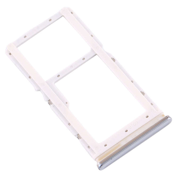 SIM Card Tray + SIM Card Tray / Micro SD Card Tray for Xiaomi Redmi Note 8 Pro (Silver)
