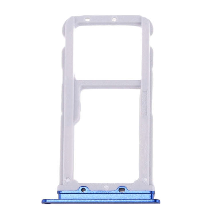For Huawei Honor 9 SIM Card Tray & SIM / Micro SD Card Tray(Blue)