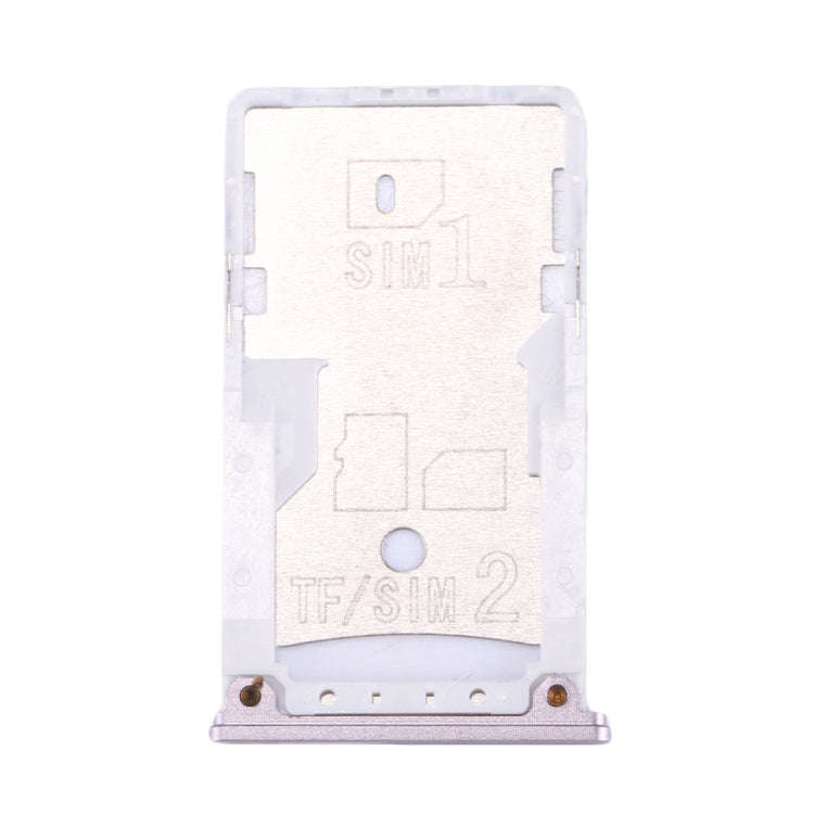 For Xiaomi Redmi 4 SIM & SIM / TF Card Tray(Grey)