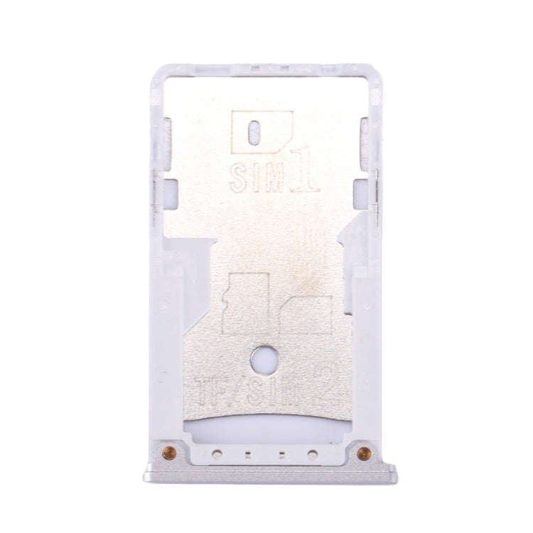 For Xiaomi Redmi 4 SIM & SIM / TF Card Tray(Silver)