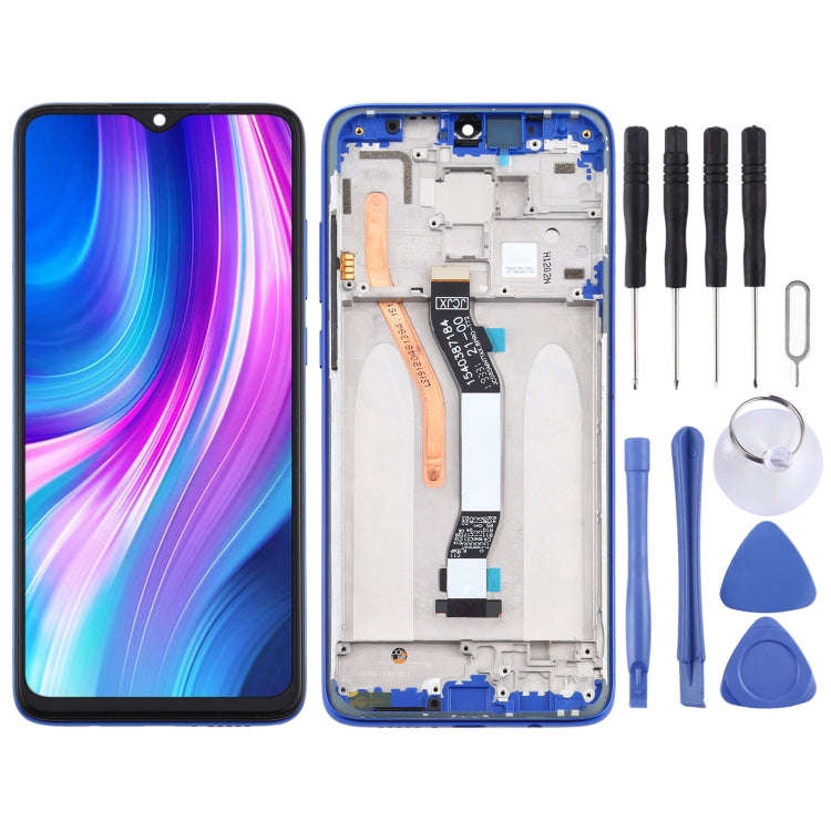 TFT LCD Screen for Xiaomi Redmi Note 8 Pro Digitizer Full Assembly with Frame (Double SIM Card Ve...