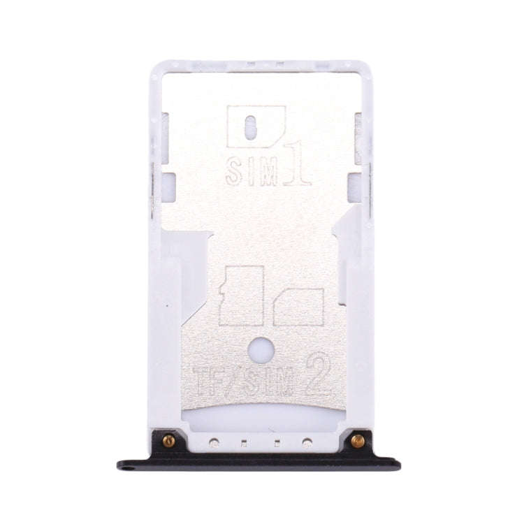 For Xiaomi Redmi Note 4 SIM & SIM / TF Card Tray(Black)