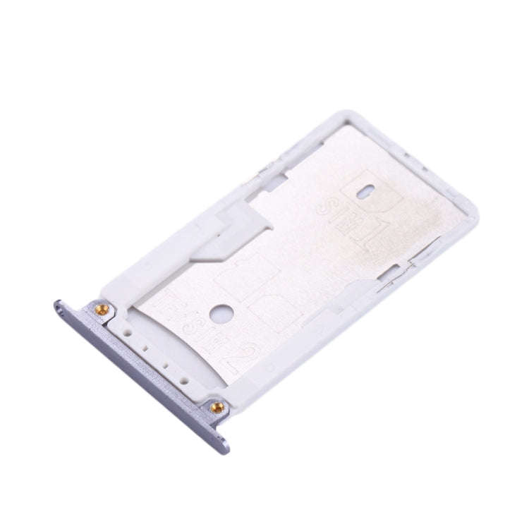 For Xiaomi Redmi Note 4 SIM & SIM / TF Card Tray(Grey)
