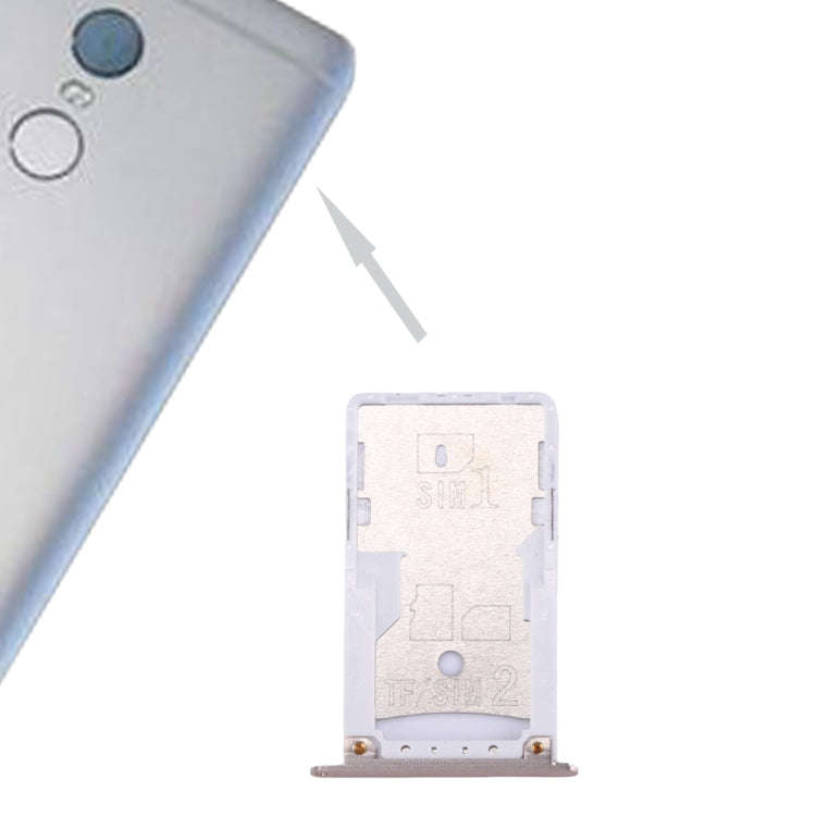 For Xiaomi Redmi Note 4 SIM & SIM / TF Card Tray(Gold)