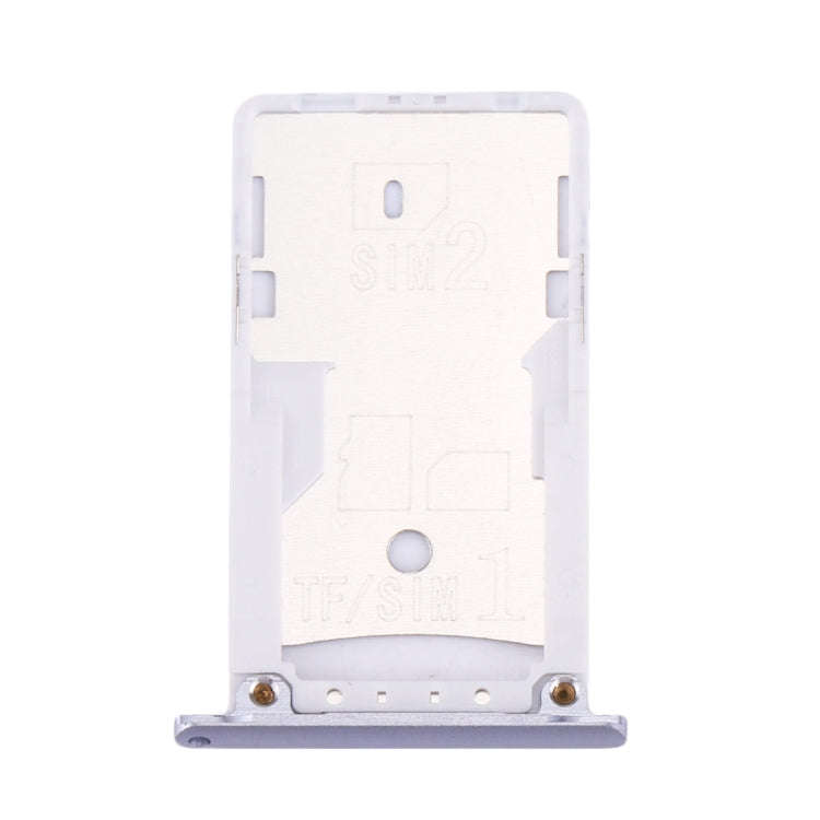 For Xiaomi Redmi Note 3 (Qualcomm Version) SIM & SIM / TF Card Tray(Grey)