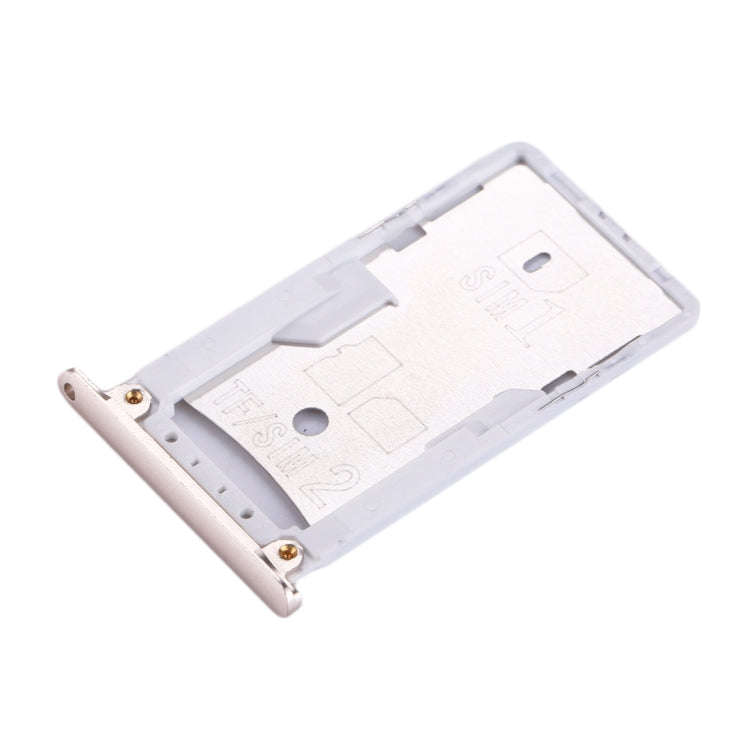 For Xiaomi Redmi Note 3 (Qualcomm Version) SIM & SIM / TF Card Tray(Gold)