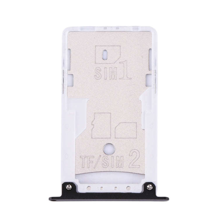 For Xiaomi Redmi Note 4X SIM & SIM / TF Card Tray(Black)