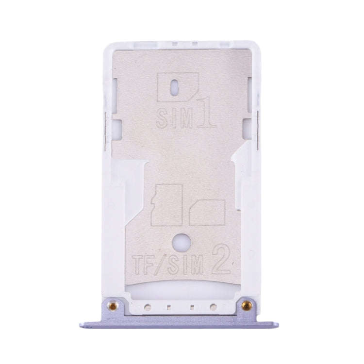 For Xiaomi Redmi Note 4X SIM & SIM / TF Card Tray(Grey)
