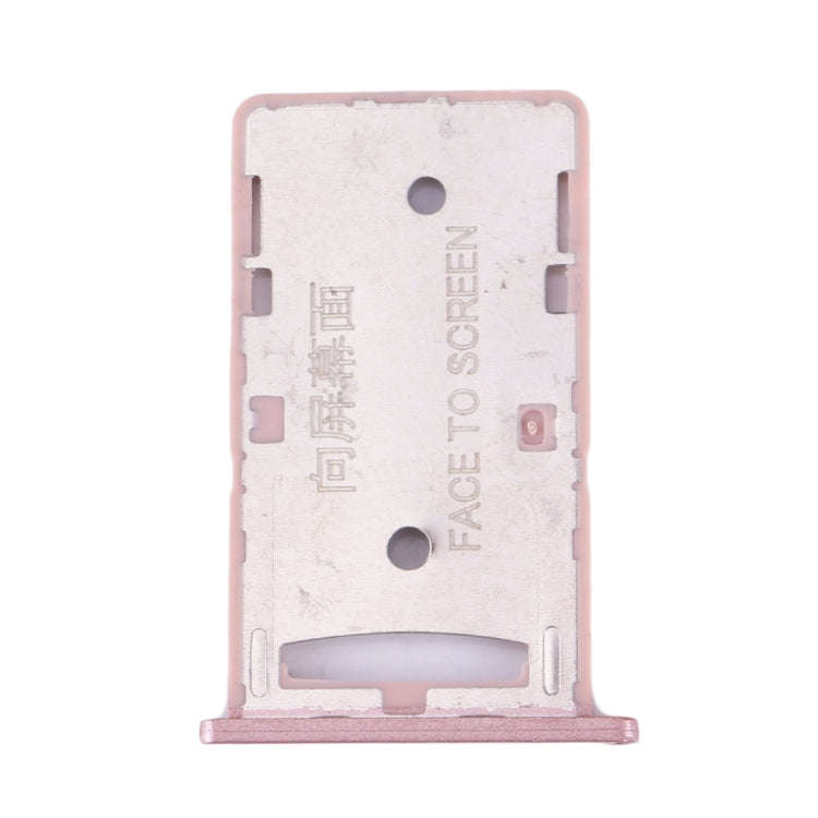 For Xiaomi Redmi 4A SIM & SIM / TF Card Tray(Rose Gold)