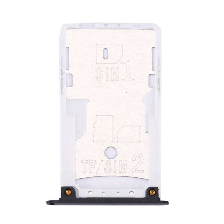 For Xiaomi Redmi 4X SIM & SIM / TF Card Tray(Black)