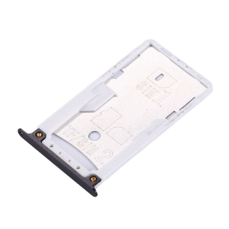 For Xiaomi Redmi 4X SIM & SIM / TF Card Tray(Black)