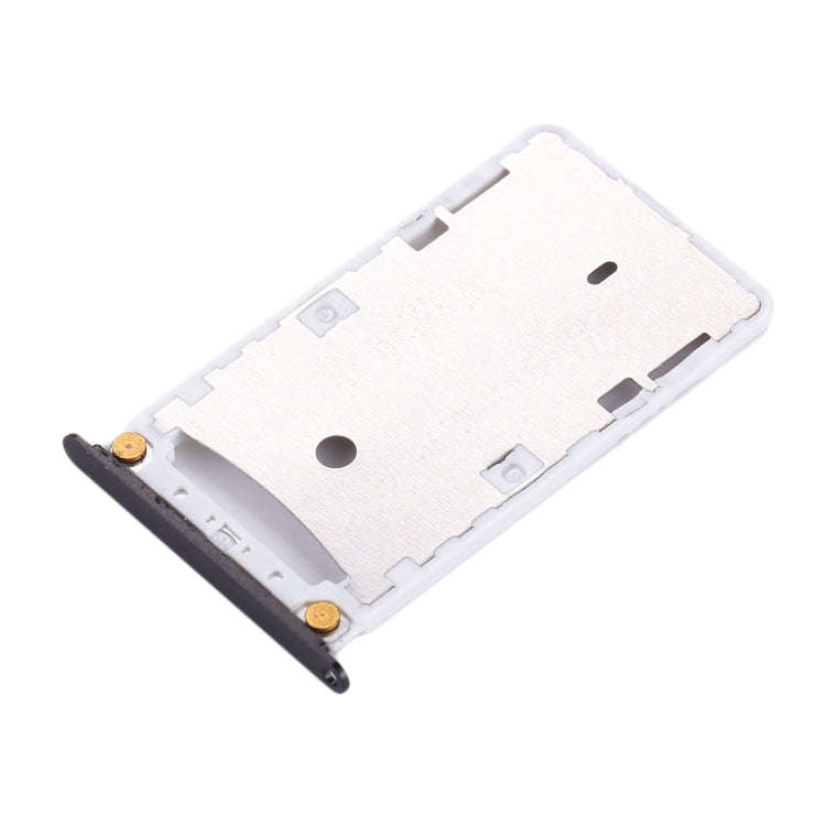 For Xiaomi Redmi 4X SIM & SIM / TF Card Tray(Black)