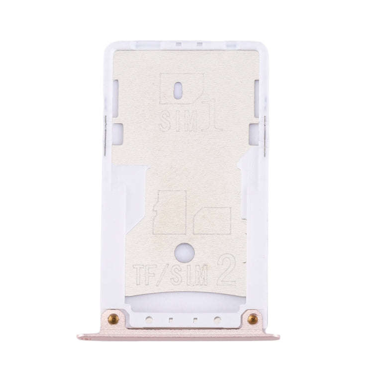 For Xiaomi Redmi 4X SIM & SIM / TF Card Tray(Gold)