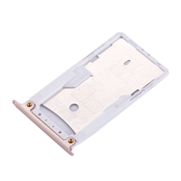 For Xiaomi Redmi 4X SIM & SIM / TF Card Tray(Gold)