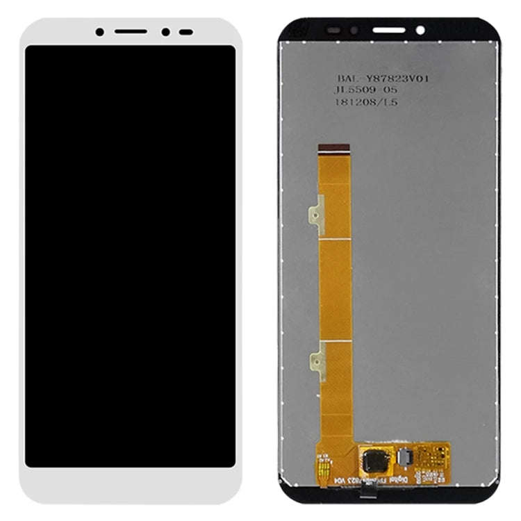 LCD Screen and Digitizer Full Assembly for Alcatel 1S (2019) OT5024 5024 5024D 5024A 5024J(White)