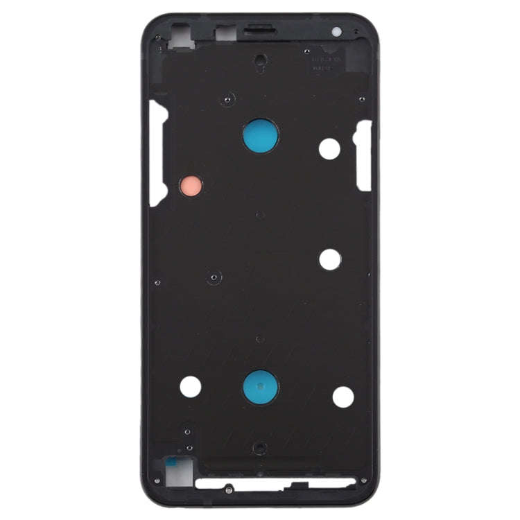 Front Housing LCD Frame Bezel Plate for LG Q7 / Q610 / Q7 Plus / Q725 / Q720 / Q7A / Q7 Alpha(Black)