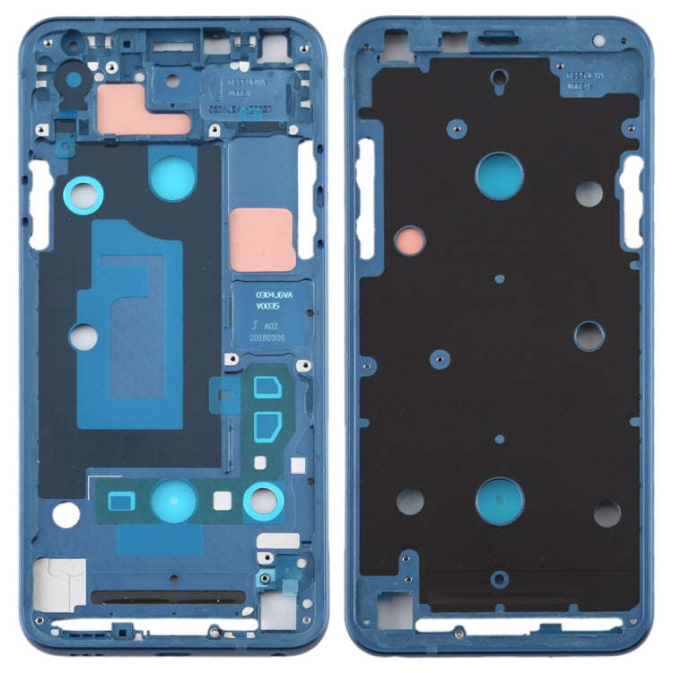 Front Housing LCD Frame Bezel Plate for LG Q7 / Q610 / Q7 Plus / Q725 / Q720 / Q7A / Q7 Alpha(Dar...