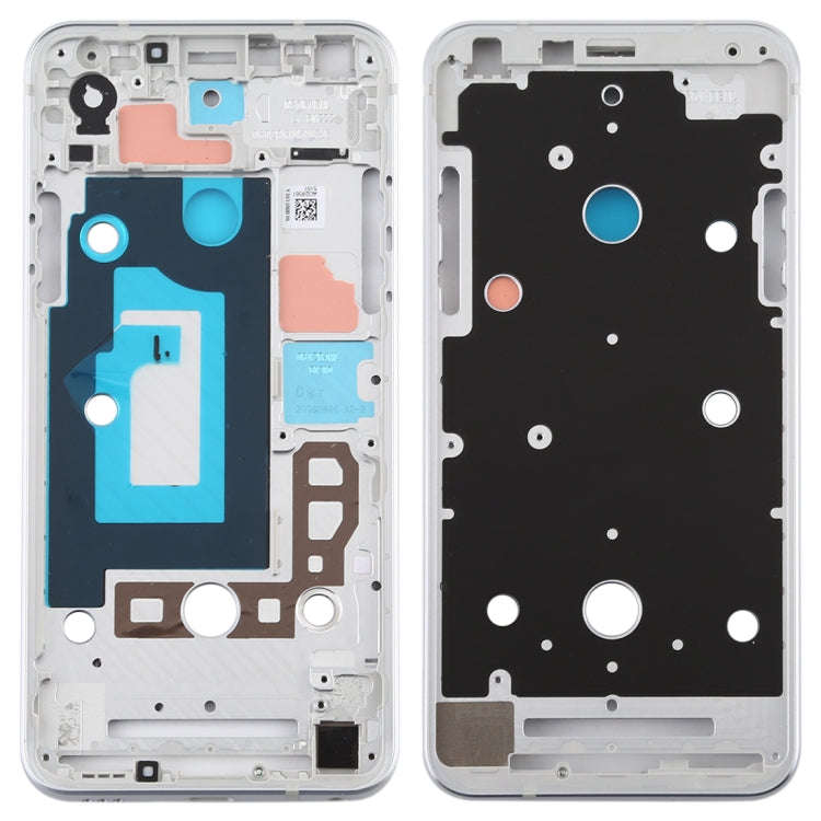 Front Housing LCD Frame Bezel Plate for LG Q7 / Q610 / Q7 Plus / Q725 / Q720 / Q7A / Q7 Alpha(Sil...