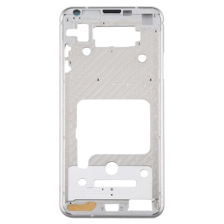 Front Housing LCD Frame Bezel Plate for LG V35 ThinQ (Silver)