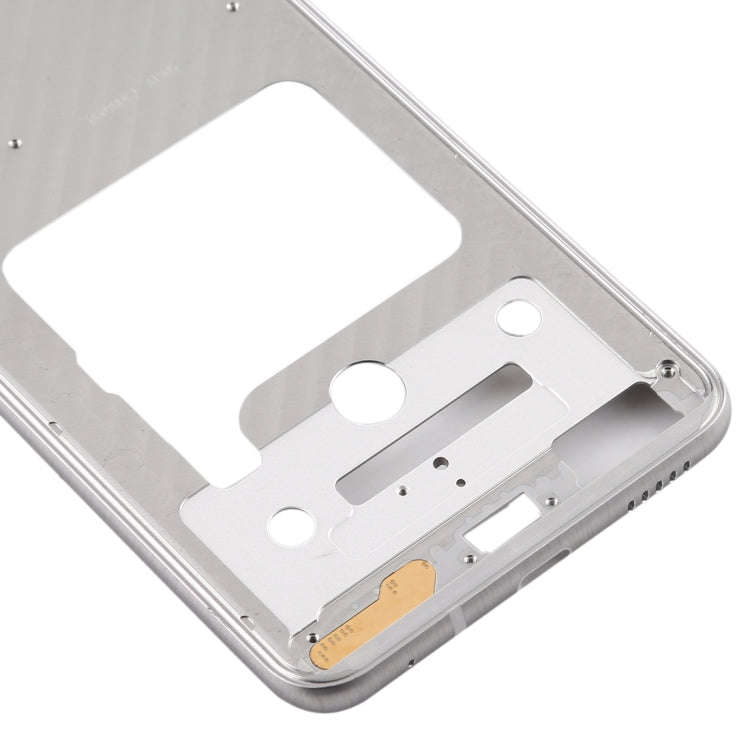 Front Housing LCD Frame Bezel Plate for LG V35 ThinQ (Silver)