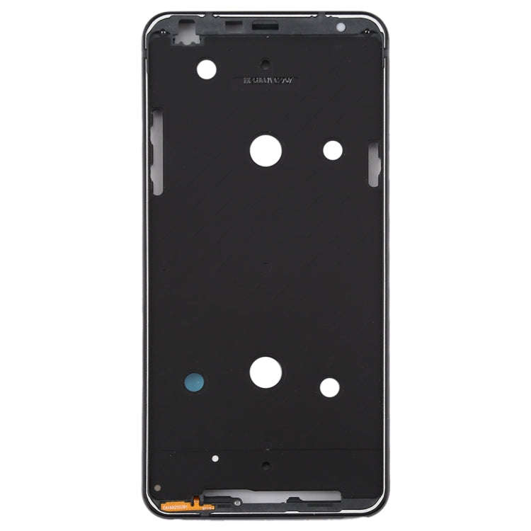 Front Housing LCD Frame Bezel Plate for LG Q Stylo 4 Q710 Q710MS Q710CS (Black)