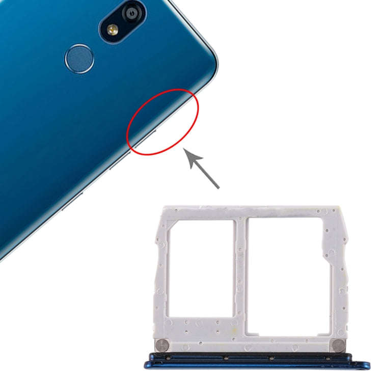 SIM Card Tray + Micro SD Card Tray for LG K40 / K12 Plus / X4 (2019) / X420EM / X420BMW / X420HM ...