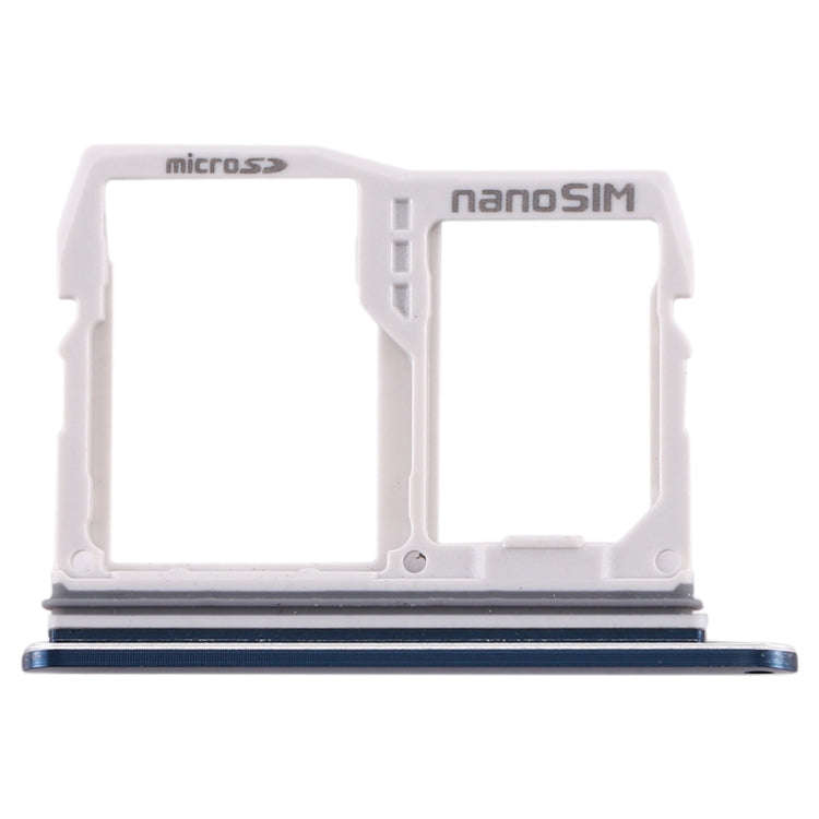 SIM Card Tray + Micro SD Card Tray for LG V40 ThinQ (Blue)