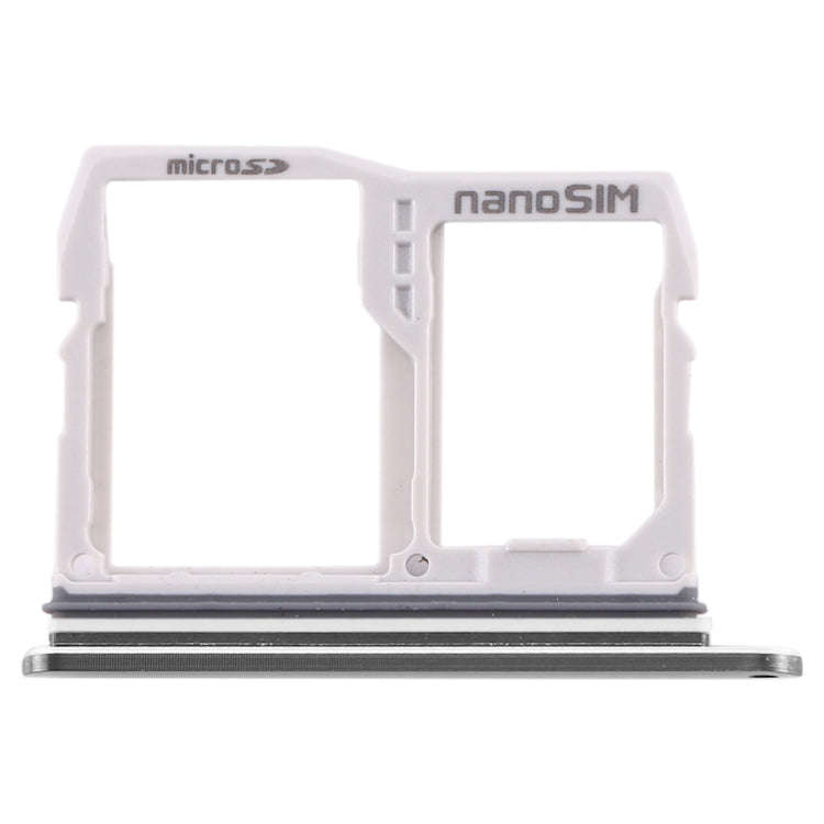 SIM Card Tray + Micro SD Card Tray for LG V40 ThinQ (Silver)