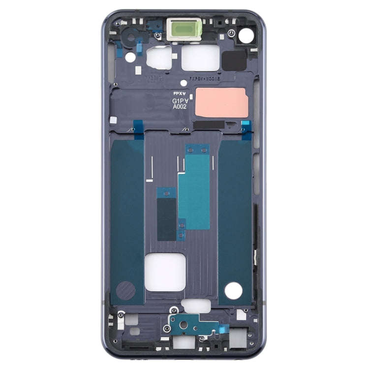 Front Housing LCD Frame Bezel Plate for LG Q70 (Black)