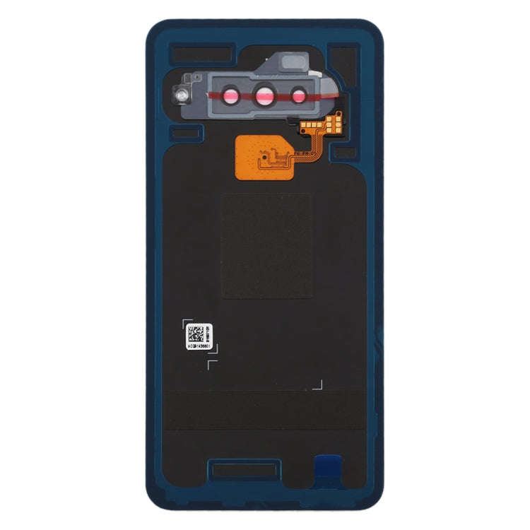Battery Back Cover with Camera Lens & Fingerprint Sensor for LG G8s ThinQ(Silver)