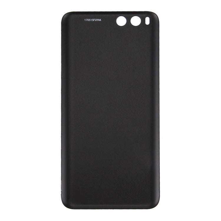 For Xiaomi Mi 6 Glass Battery Back Cover(Black)