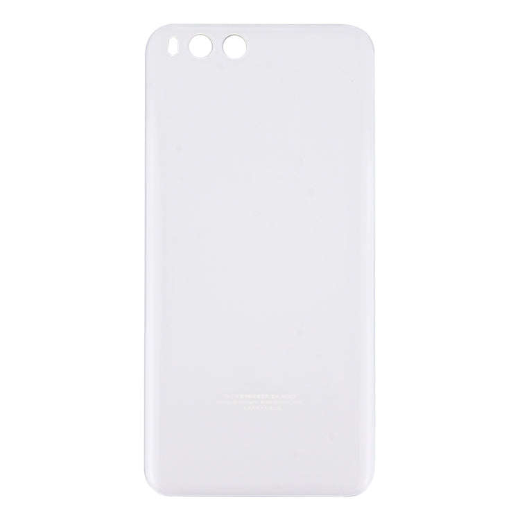 For Xiaomi Mi 6 Glass Battery Back Cover(White)