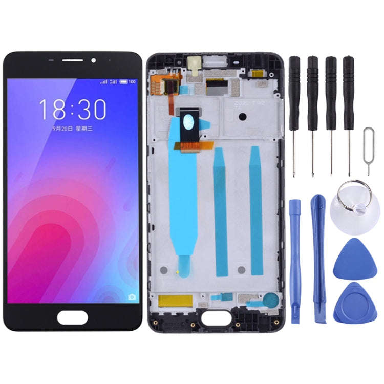 TFT LCD Screen for Meizu M6 M711H M711Q Digitizer Full Assembly with Frame(Black)