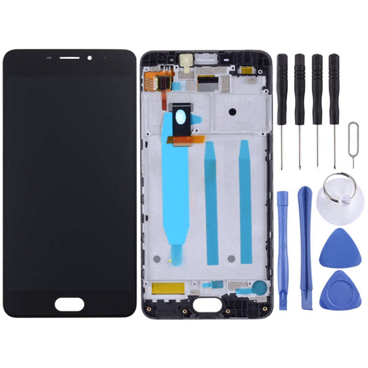 TFT LCD Screen for Meizu M6 M711H M711Q Digitizer Full Assembly with Frame(Black)