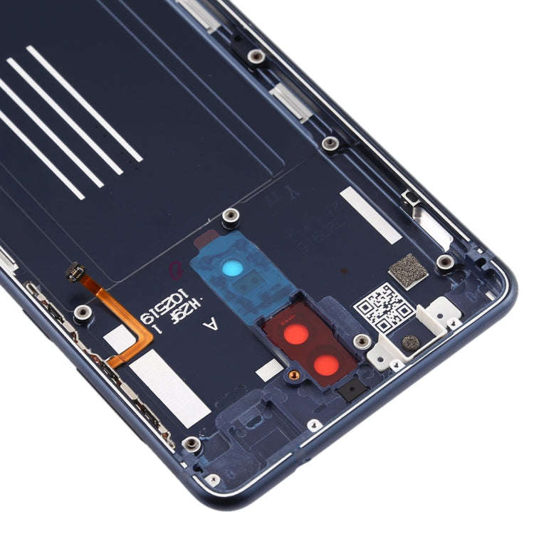 Battery Back Cover with Camera Lens & Side Keys for Nokia 8 / N8 TA-1012 TA-1004 TA-1052(Blue)