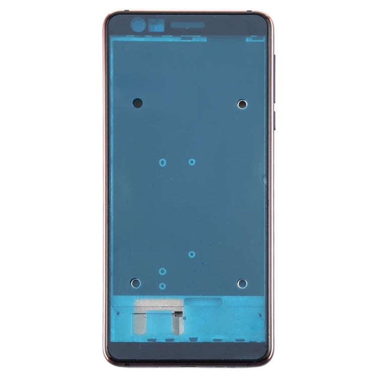 Front Housing LCD Frame Bezel Plate for Nokia 3.1 TA-1049 TA-1057 TA-1063 TA-1070 (Blue)
