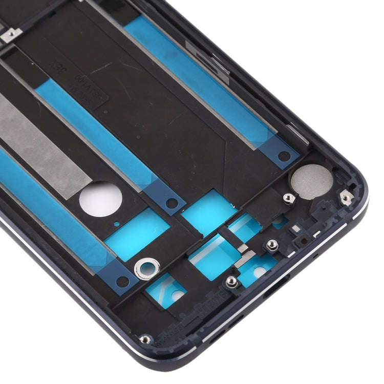 Front Housing LCD Frame Bezel Plate for Nokia 7.1 TA-1100 TA-1096 TA-1095 TA-1085 TA-1097(Black)